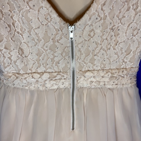 Blush semi formal dress - Picture 6 of 10